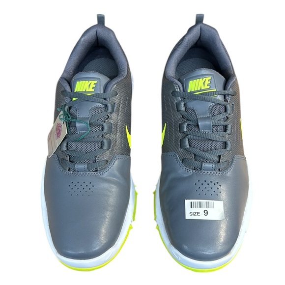 Nike Explorer CTRL #704694-009 Dark Grey/Volt/White Men's Golf Shoes Size 9 New - Picture 10 of 13